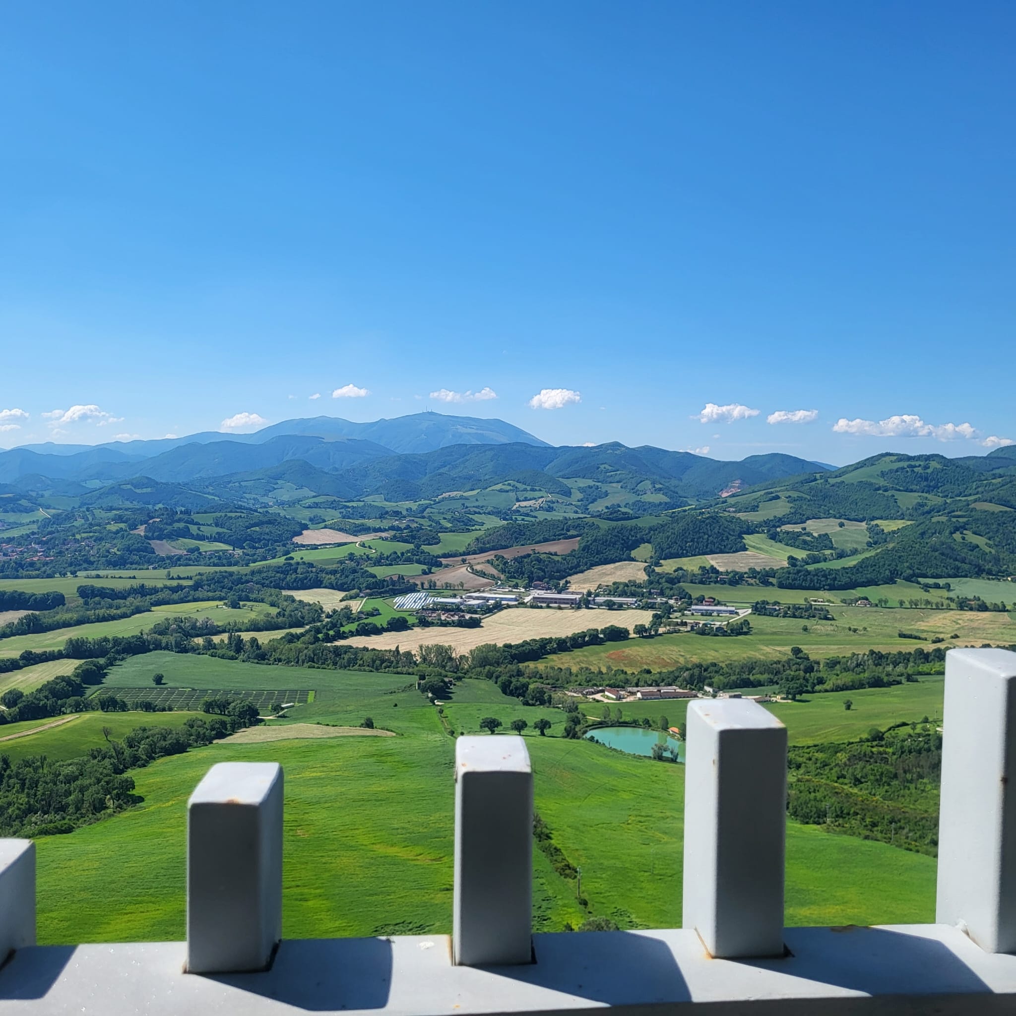 Vista dal Balcone sul Metauro